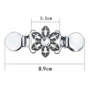Retro Cardigan Clip Sweater Collar Clip Ladies Shawl Clips Dresses Shawl Flower