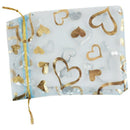 100 * Bags, Pouches, Organza Bags for Wedding, Jewelry, Gifts, Blue with Go