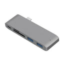 5 in 1 USB Type C Hub Hdmi 4K USB C Hub to Gigabit Ethernet Rj45 Lan Adapter