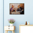 5D DIY Full Drill Diamond Painting Happy Old Lovers Cross Stitch Embroidery
