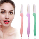 Folding Makeup Eyebrow Razor Facial Hair Remover Safety Trimmer Tool D9J7