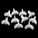 10pcs Fishing Treble Hooks Cover Protector Case Plastic Cap Tackle