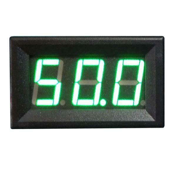 Digital DC Ammeter 10A Green LED Panel Amp Meter Digital Electricity Meter A
