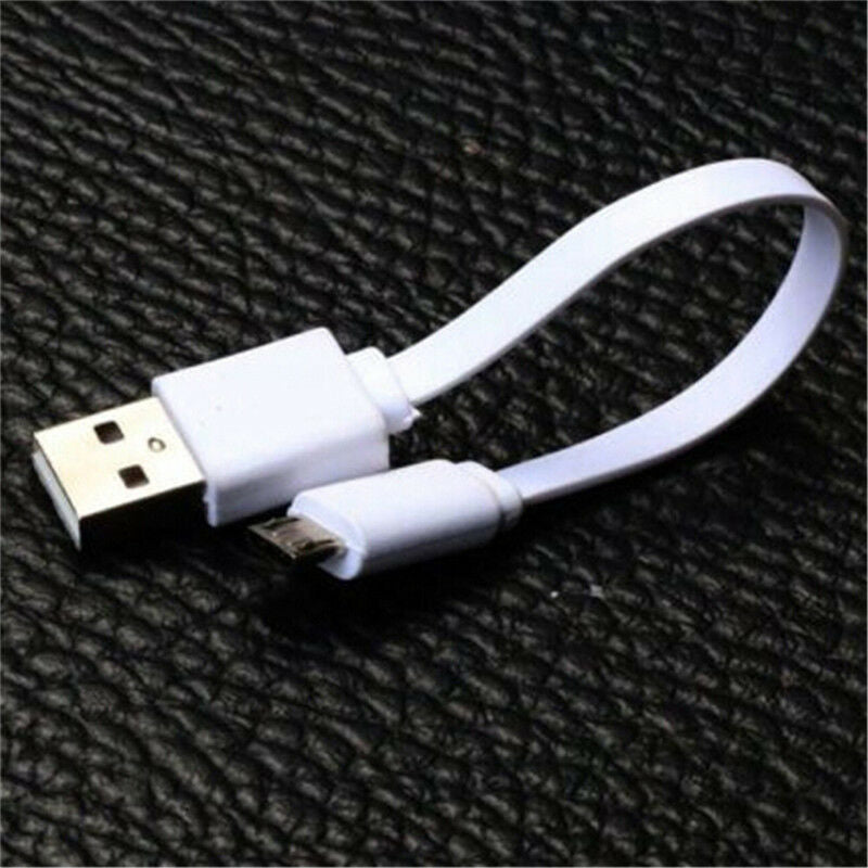 2x 20CM Ultra Short Micro USB Data Charger Cable Cord Portable Power Bank phon Z