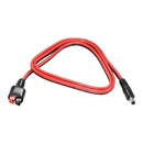 5.5mm x 2.1mm DC Male Power Plug 1M 15A for Portable Generator 14AWG Wire