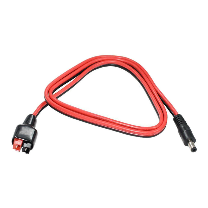 5.5mm x 2.1mm DC Male Power Plug 1M 15A for Portable Generator 14AWG Wire