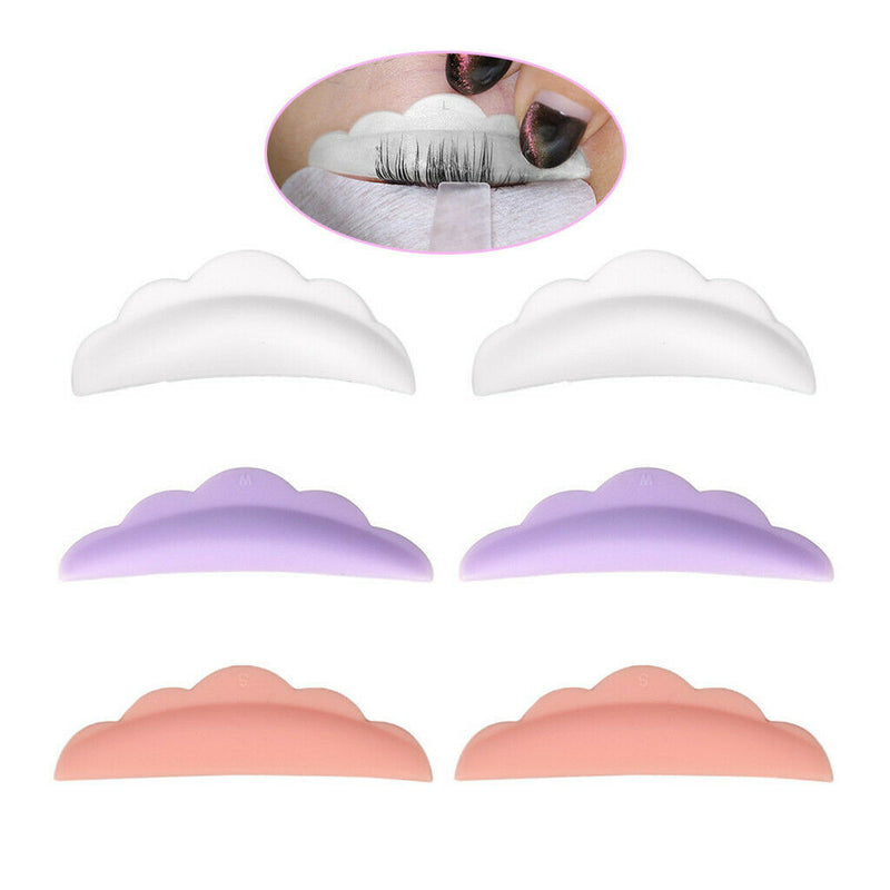 6pcs S M L Silicone Eyelash Perming Curler Shield Pads, Lash Lift DIY Eyelash