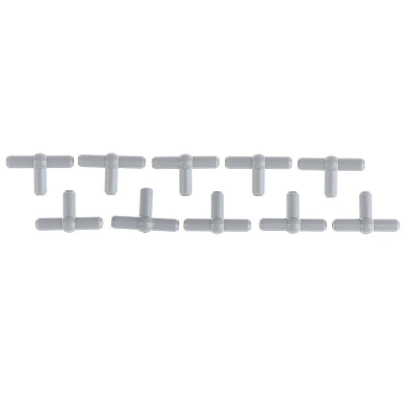 10Pcs 4697b Pneumatic T-Piece (T Bar) Compatible with 4697 Block Bricks Part-