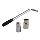 Wheel Lug Nut 4 Way Sprocket Spanner Wrench Holder Adjustable Hand Tool