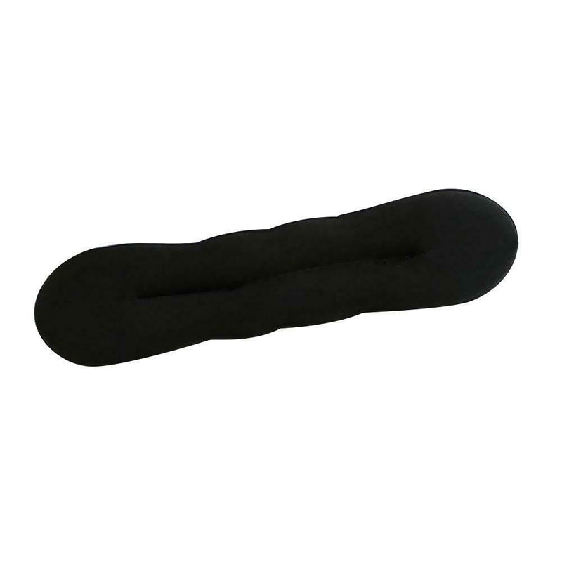 DIY Donut Sponge Bun Disk Hair Bud Maker Black Headbands for Women Girl (S) A