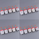 20pcs/lot Super Light EVA Foam Floats Bobbers Sea Rock Fishing Glowing Night