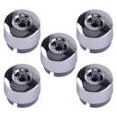 5x Chrome Wheel Lug Bolt Nut Cap Cover Fit For VW Touareg 2003-2016 7L6601173A