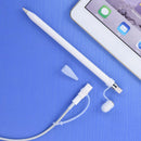 Pencil Cap Holder / Nib Cover/ Cable Adapter Tether for iPad Pro Clear