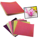 Glitter Paper Sparkling Shiny Lucky Bird Boat Animal Star Colorful Origami liau