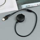 USB & 3.5mm aux to bluetooth audio aux & usb female adapter cable for car  vz J_