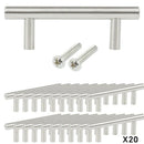 Pack With 20 Furniture / Cabinet / Drawer Handles Made Of Stainless Steel,  U6S2