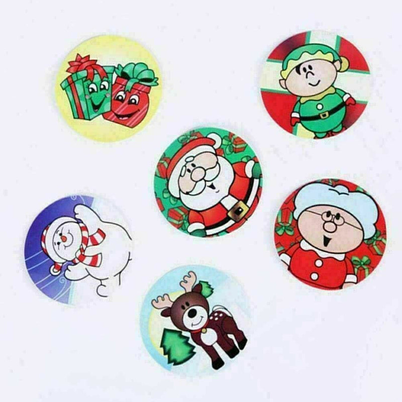 1 Roll 100pcs DIY Diary Christmas Decoration Stickers Adhesive Stickers