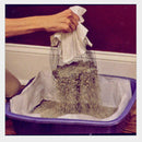 Reusable Cat Feces Filter Cat Sand Bag Hands Free Cats Sifting Litter Tray