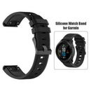 22mm Silicone Wrist Strap Band for Garmin Fenix6 Forerunner945 935 (Black)
