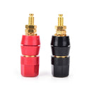 2pcs/set connector amplifier terminal binding post banana speaker plug jack   â„–[