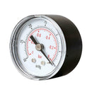 Dual Scale 1/8 BSPT Pneumatic Hydraulic Pressure Gauge -1-0Bar/-30-0inHg