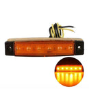 RED Durable 12V 6 SMD Side Truck Trailer LED Marker Warning Side Light G3Z3
