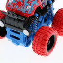 Friction Powered Monster Truck with Big Tire Wheel Pull Back Vehicles Creative