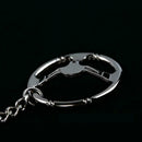Racing Car Steering Wheel Shape Key Chain Ring Keyring Key Fob Decor Y3B1