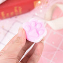 1pc random color softly cat paw relieve stress anti stress squeeze relief toys Z