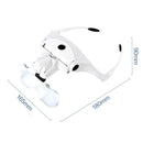 Magnifying Glass Lens LED Light Lamp Visor Head Loupe Jeweler Headband Magni Kw