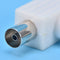 2PCS Antenna tee TV Plug One Point Two Cable TV Plug Antenna Conversion Head LJ