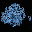 Pack of 288pcs Mini Baby Shower Pacifier Charm Pendants Gender Reveal Favors