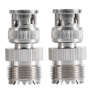 Q9 BNC Male to UHF Female RF Coaxial Coax Connector RF BNC-J/UHF-K Adapter