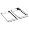 2Pcs Humbucker Pickup Ring Metal Curved Bottom Frame for LP PRS Guitar Part