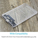 Sata3 To Usb 3.0 2.5 Inch d Ssd Hard Drive Docking Station Enclosure New K5U9