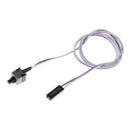 10 Pack 2Pin SW PC Restarting Power Cable on/off Push Switch Button Wire