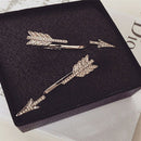 1x Creative Bow Arrow Crystal Ear Stud Women's Fashion Earrings Jewelry Gift JR