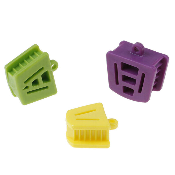 3PC Dental Silicone Mouth Prop Bite Rubber Opener Retractor Latex Teeth ToolJ!j