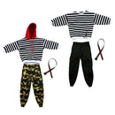 1/6 Stripes Hoodies Suit for 12 inch HOT TOYS /  Male Figures Body -