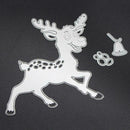 Christmas Deer Cutting Dies Stencil DIY Scrapbooking Album Paper Card