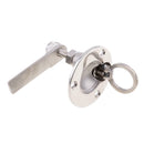 Marine Boat Hatch Latch Flush Turning Lift Handle SS. 316 NON Locking