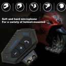 Rechargeable Bluetooth Motorcycle Helmet 10m Headset Headphones Hands-Free