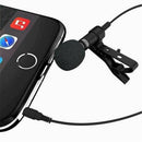 Clip-on Lapel Mini Lavalier Mic Microphone 3.5mm For Mobile Phone PC Recording !