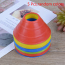 5 Pcs Cones Discs Soccer Football Training Sports Entertainment Accessories  JR