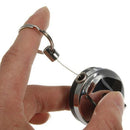 Timmeproof Retractable Pull Keychain Holder Reel Recoil Key Ring Belt Clip.^ BX