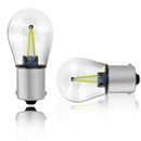 2x 1156 BA15S P21W COB White LED Turn Signal Reverse Light Lamp Bulbs DC 12V-24V