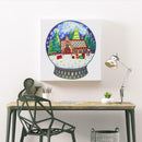 5D DIY Special Shaped Diamond Painting Christmas House Embroidery Craft Kit