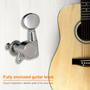 6x Aluminum Right Guitar String Tuning Pegs Tuners for Acoustic Electric Guitar