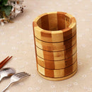 Non-Rotted Pure Chopsticks Natural High-Strength Bamboo Holder Holder Round J2CI