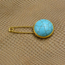 10pcs 20mm DIY Jewelry Cabochon Cameo Setting Brooch Blank Base Safety Pins